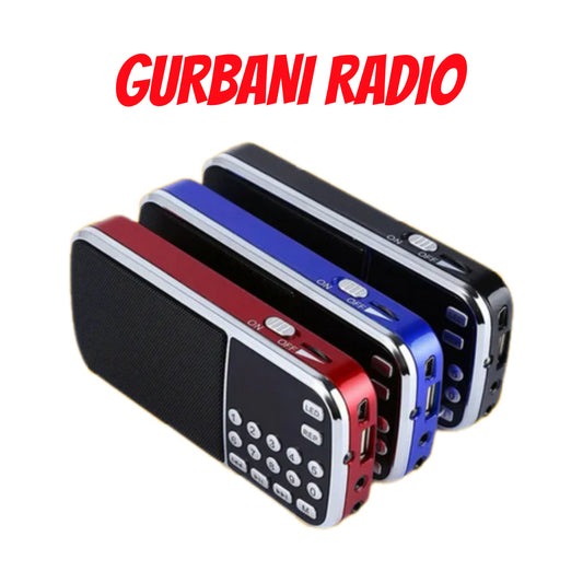 Portable Mini Gurbani Radio Player Nitnem Sukhmani Sahib katha kirtan
