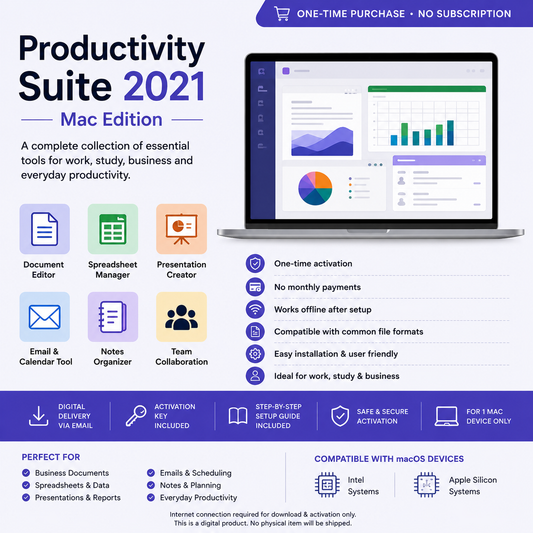 Productivity Suite 2021 Mac Edition